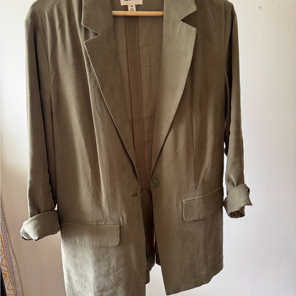 Olive Green Blazer